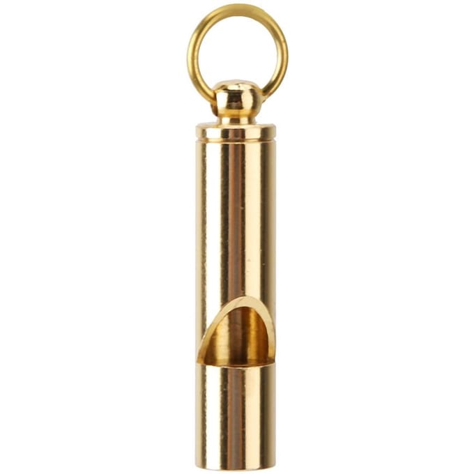 Aluminiumlegering Ultrasone Hond Vogels Trainingsfluit Gedragstrainer met Ring beige