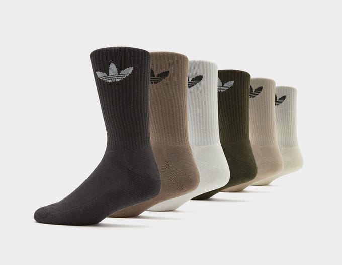 adidas Originals 6-Pack Trefoil Cushion Crew Sokken