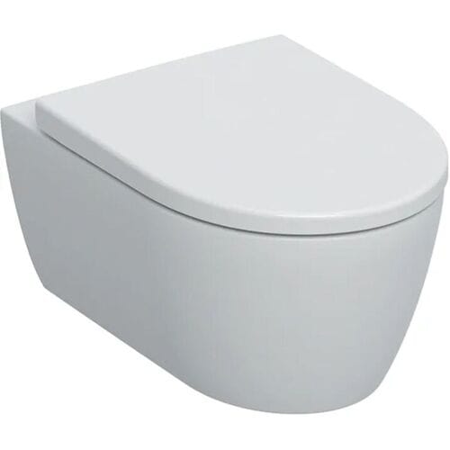 Geberit iCon wall-mounted WC washdown set with WC seat closed form 501.663.JT.1