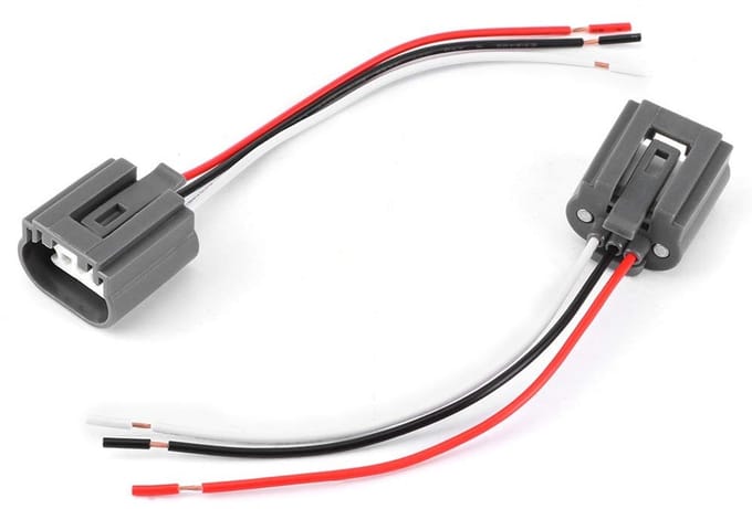Allecto - Light Socket Harness - H13 Connector - Hittebestendig ontwerp - 2 Stuks - LED Plug - Ideaal voor autoverlichting - Geschikt voor H13 lampen