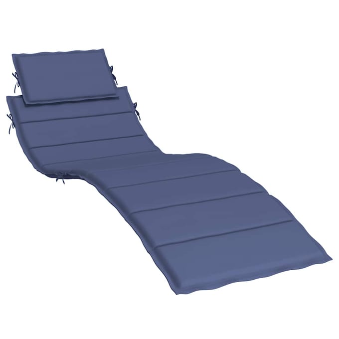 vidaXL - Ligbedkussen - oxford - stof - marineblauw