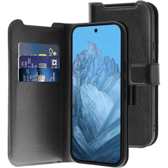 BeHello Google Pixel 9 Pro XL Hoesje - Wallet Case - Google Pixel 9 Pro XL Hoesje Bookcase van Ecologisch Plastic - Zwart