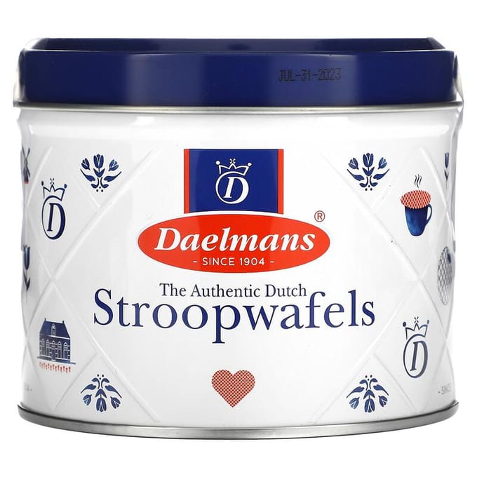 Stroopwafels, Karamel, 8 Wafels, 230 g (230 gram)