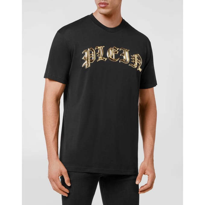 T-Shirt Ronde Hals Gothic Plein