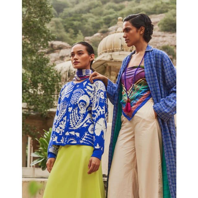 Oilily Jatin Jas- maat38 Mazarine Blauw