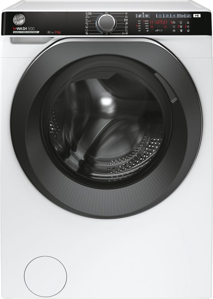 Hoover wasmachine 9 kg - 1400 tpm - invertermotor - wifi en bluetooth - MPS - stoom