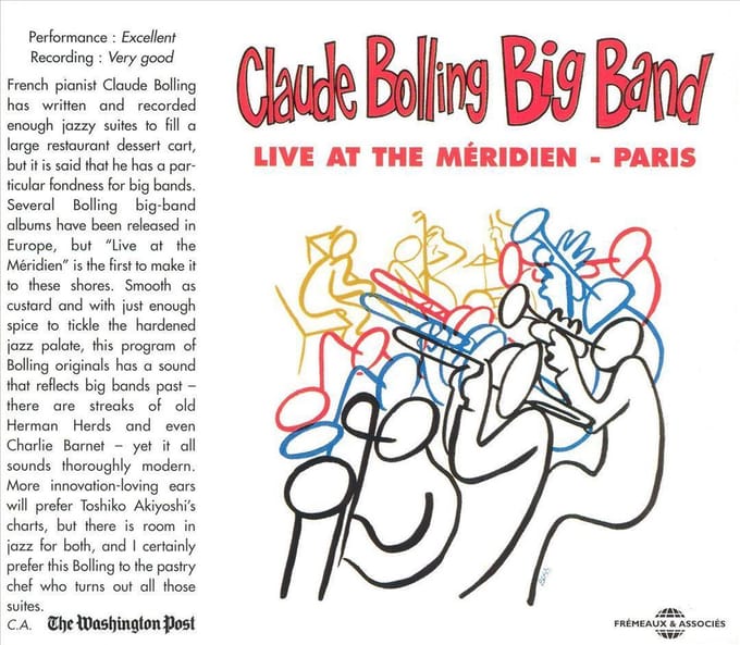 Claude Bolling Big Band - Live At The Méridien - "Paris" (CD)