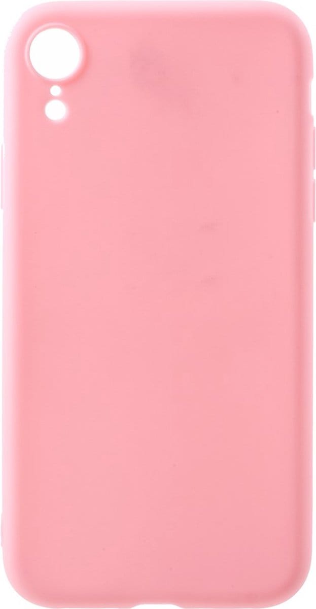 Peachy Matte TPU Case Flexibel geschikt voor iPhone XR - Roze