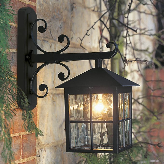 Elstead Lighting LED Wand Buitenlamp Winchester | 1X E27 Max 60W | Dimbaar | Black