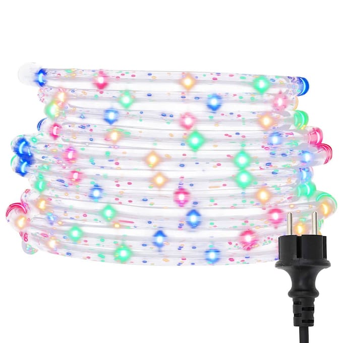 vidaXL - Lichtslinger - met - 120 - LED's - meerkleurig - 5 - m - PVC