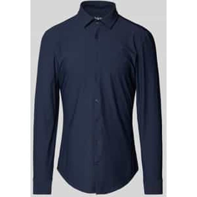 Super slim fit zakelijk hemd met kentkraag