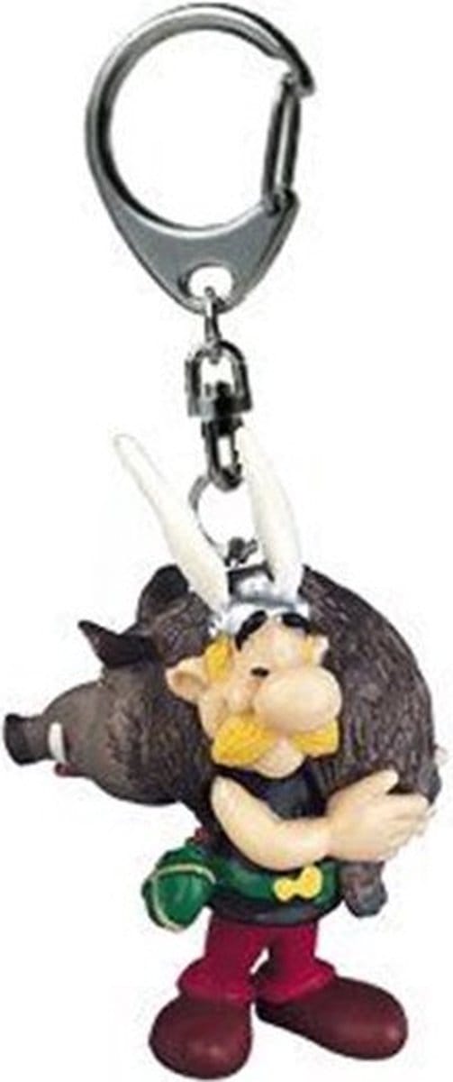Asterix & Obelix: Asterix met everzwijn - 6 cm - sleutelhanger