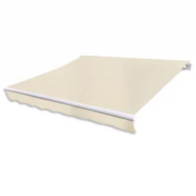 vidaXL - Luifel - gemotoriseerd - uitschuifbaar - 600 - cm - crème