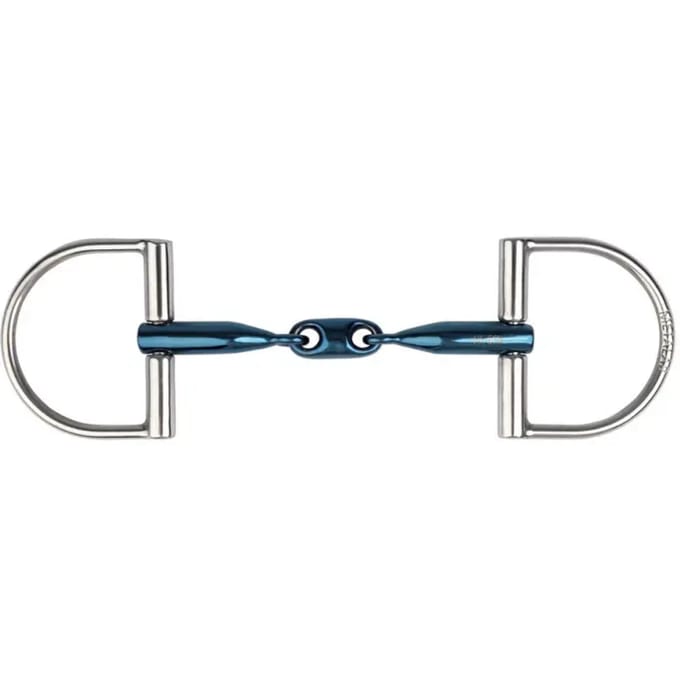 Verdun paardenbit voor double break Metalab Eco Blue