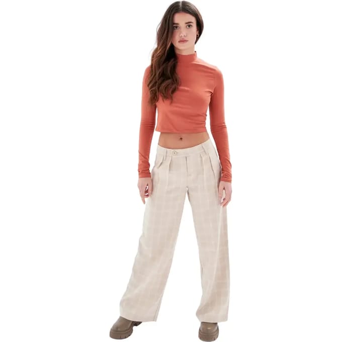 Vrouwen brede geruite broek 24 Colours