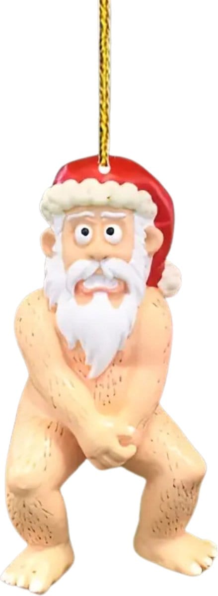 Nivard Kerstballen - Kerstversiering - Plastic - Kerstman - Cartoon - 1 stuk