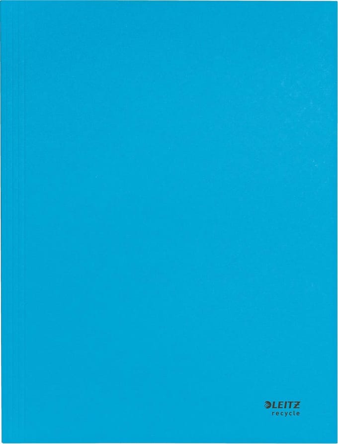 Leitz Recycle klepmap, uit karton, ft A4, blauw 10 stuks