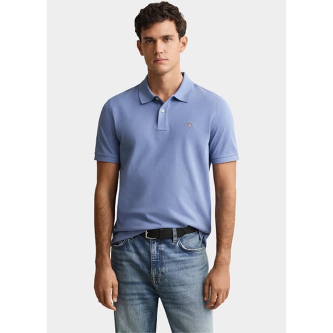 Gant Shield Pique Polo Heren - Maat M