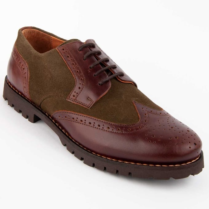 Purapiel Oxford Schoen Herac Groen