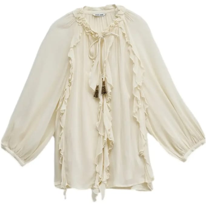 Vrouwenblouse Salsa Jeans Ruffled