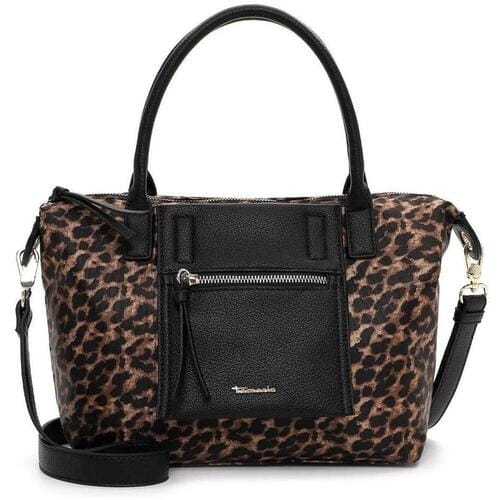 Tamaris Schoudertas Shopper Fabrizia Cityshopper Black / Brown Bruine