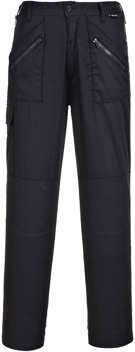 Portwest Dames Action Broek S687 - Zwart Lang - S