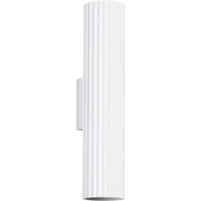 Sollux Lighting Wandlamp Karbon - GU10 - wit - aluminium - 30x6.5x8.5cm