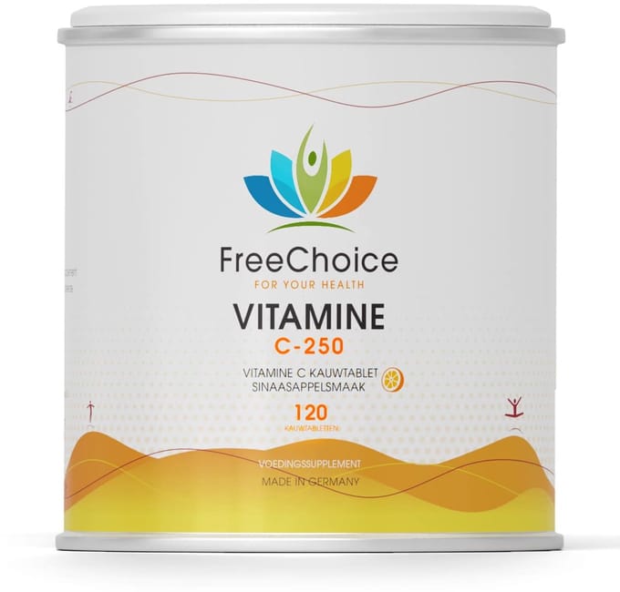 FreeChoice - Vitamine C - 250mg - 120 kauwtabletten