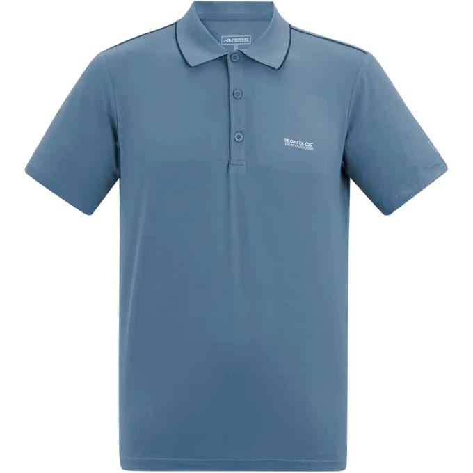 Heren Maverik stretchlogo-polo