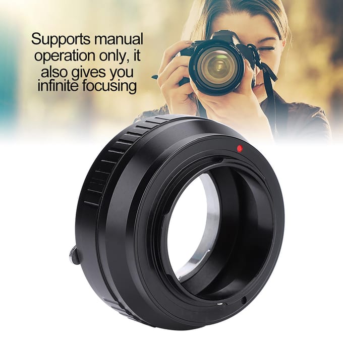 EXAKTAFX Handmatige Focus Adapterring voor Exakta Lens voor Fuji X Mount Mirrorless Camera's black