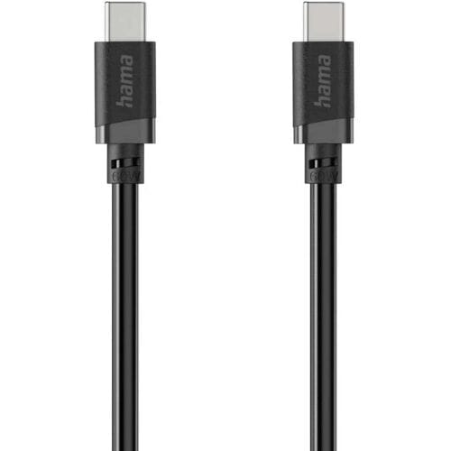 Hama 00201808 USB-laadkabel USB 2.0 USB-C stekker 2 m Zwart Met USB