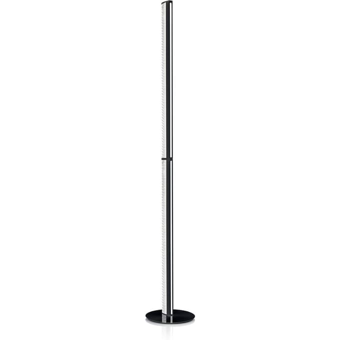 Slamp LED vloerlamp Modula lineair, geplooid, zwart