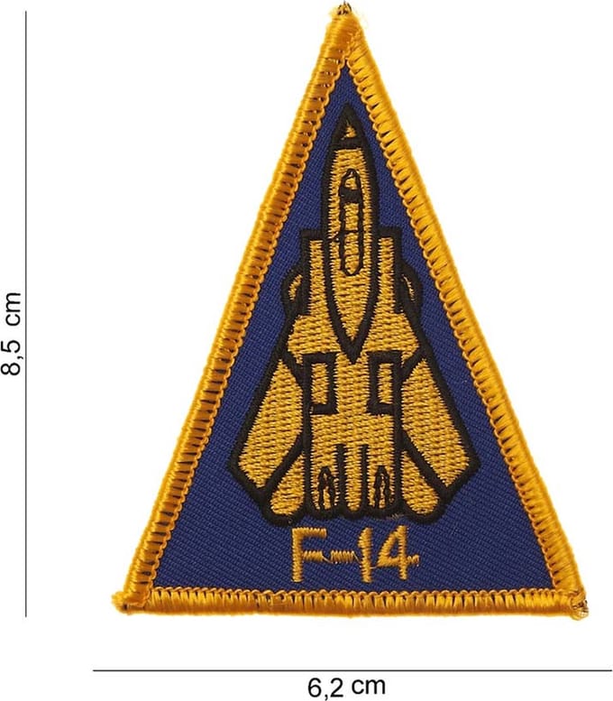101 Inc Embleem Stof F-14 Klein Goud 11151 3015