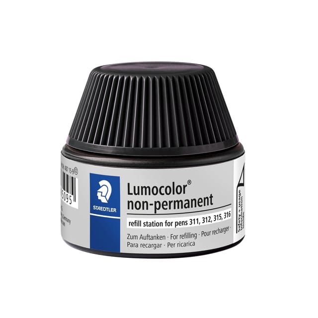 Filzstiftmine Staedtler Lumocolor non-permanent 15ml schwarz