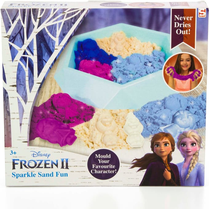 Frozen glitterzand