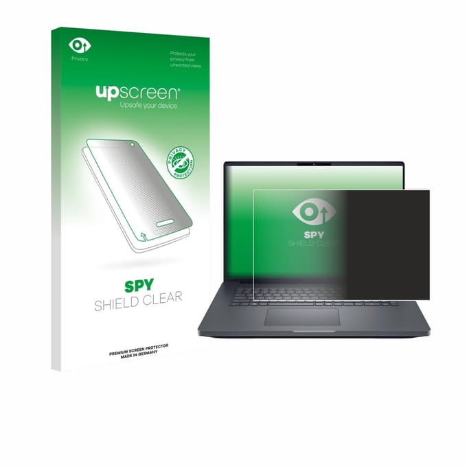 upscreen - privacy screenprotector voor Dell Pro Max Plus 18 - Folie Beschermfolie Blauwlichtfilter
