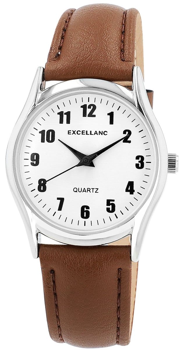 EXCELLANC Herenhorloge Imitatieleer Mineralglas
