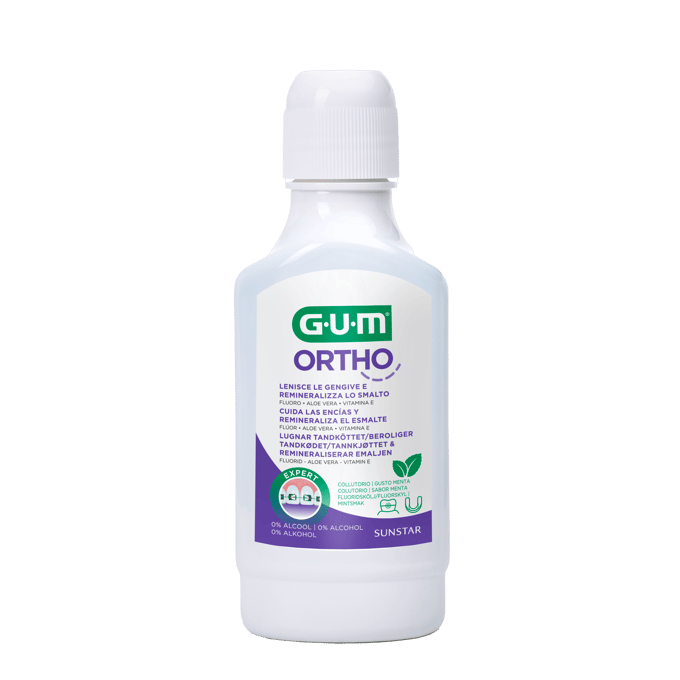 Ortho GUM Sunstar - Mondspoeling - Pepermunt, 300 ml