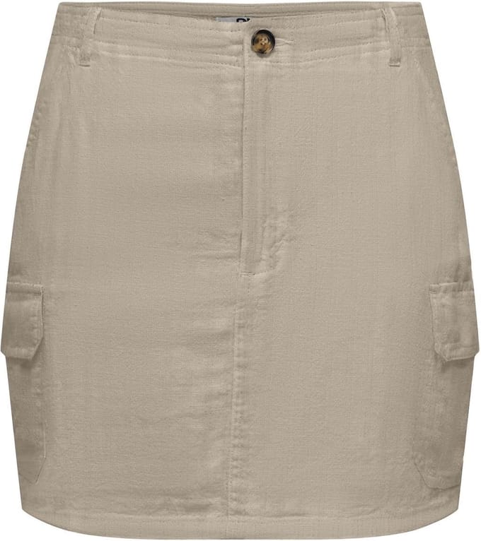ONLY - ONLMALFY-CARO LINEN SHORT SKIRT PNT - Dames - Rokken