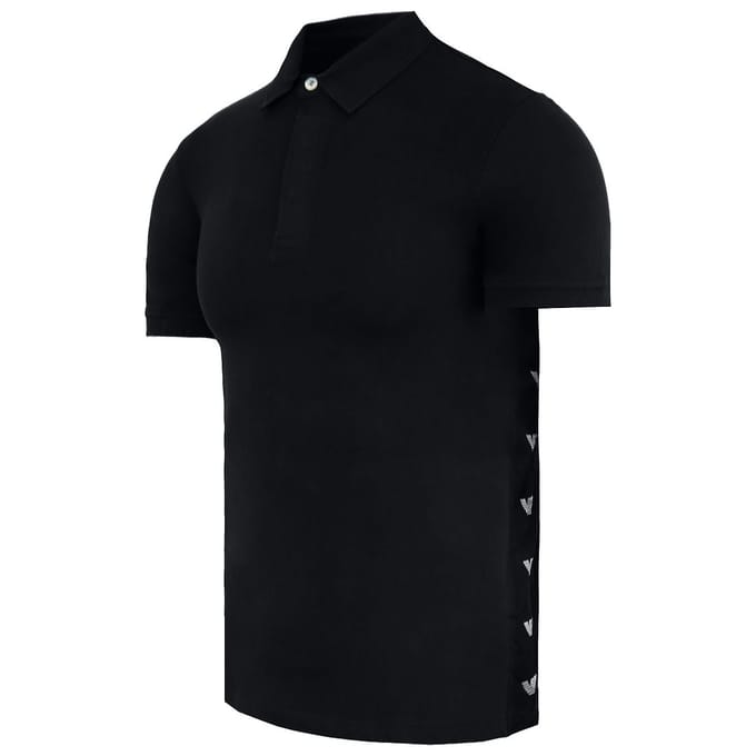 Emporio Armani Heren Zwart Poloshirt