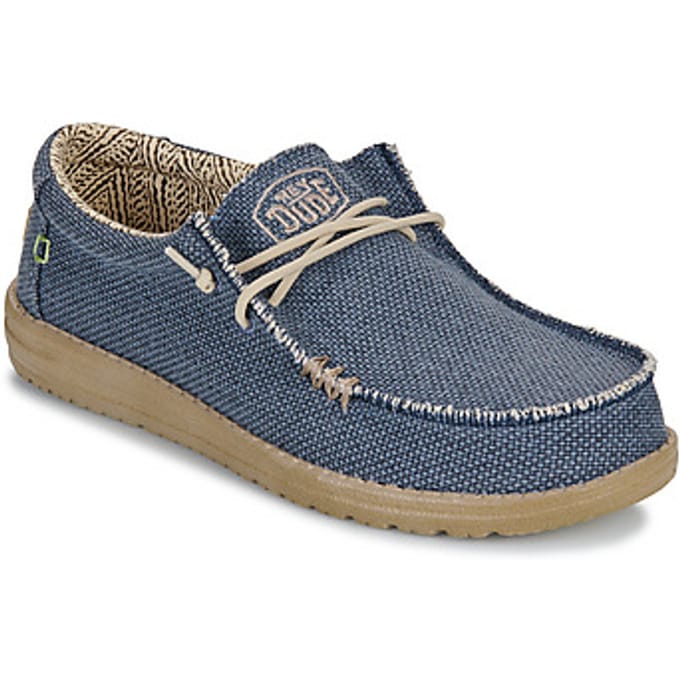 Instappers HEYDUDE Wally Braided Blue Night