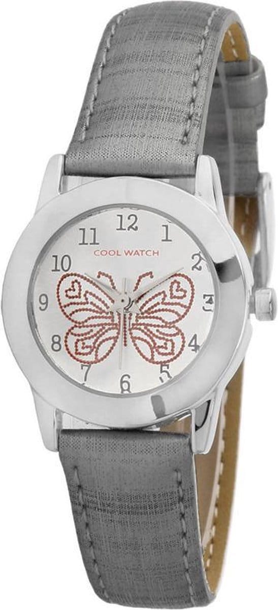 Prisma Horloge CW.186 Kids Butterfly Cool Grijs