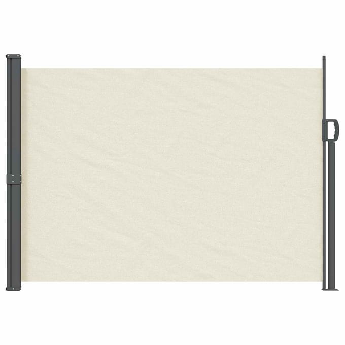 vidaXL - Uittrekbaar - Zijscherm - 120 - x - 300 - cm - 100% - polyester, - ijzer, - staal