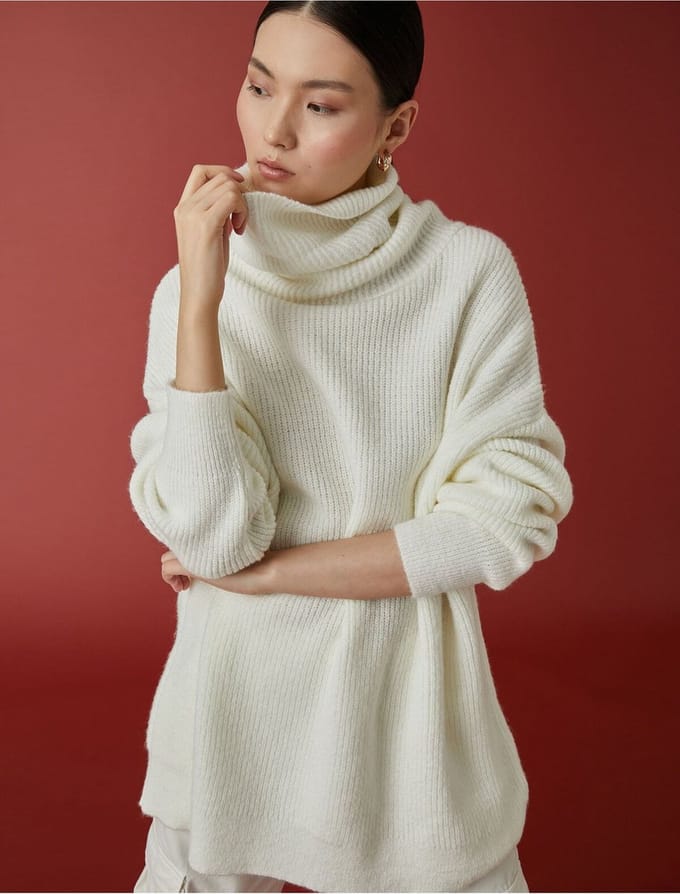 Koton 3WAK90104HT Volwassenen Vrouwen single - ECRU - S