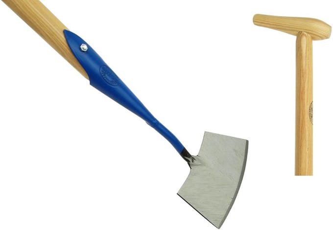 De Wit Gesmede rechte schoffel 12 cm met steel van 170 cm
