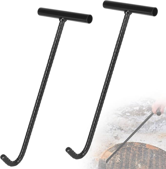 60cm Hooks with T-handle for Box - Durable Wastewater Tools