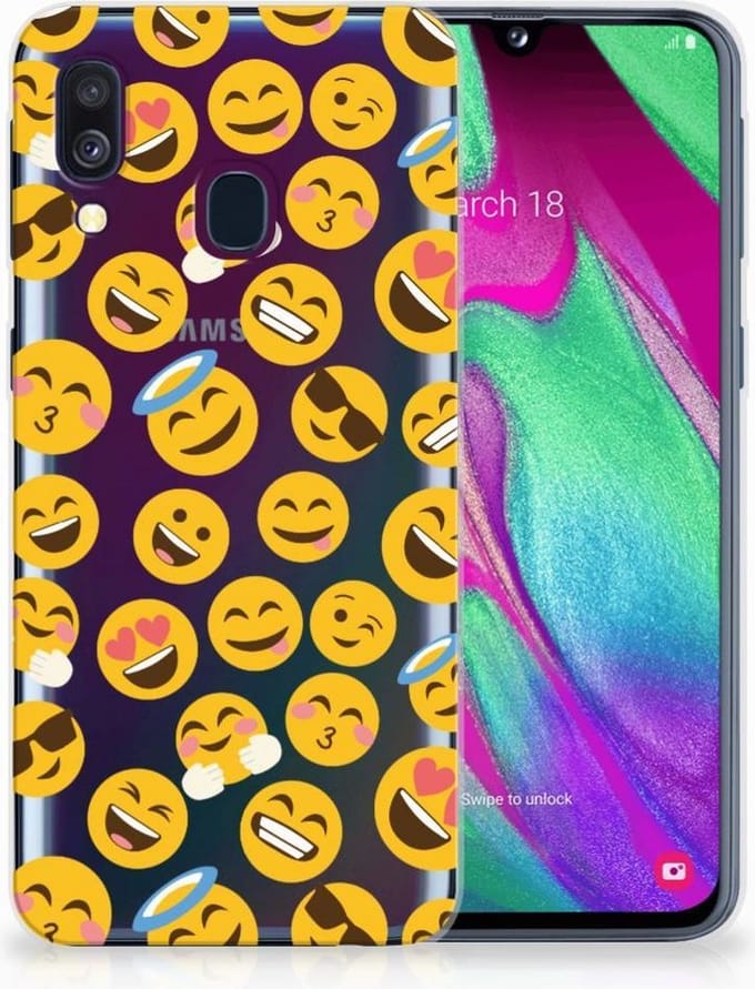 Samsung Galaxy A40 TPU bumper Emoji