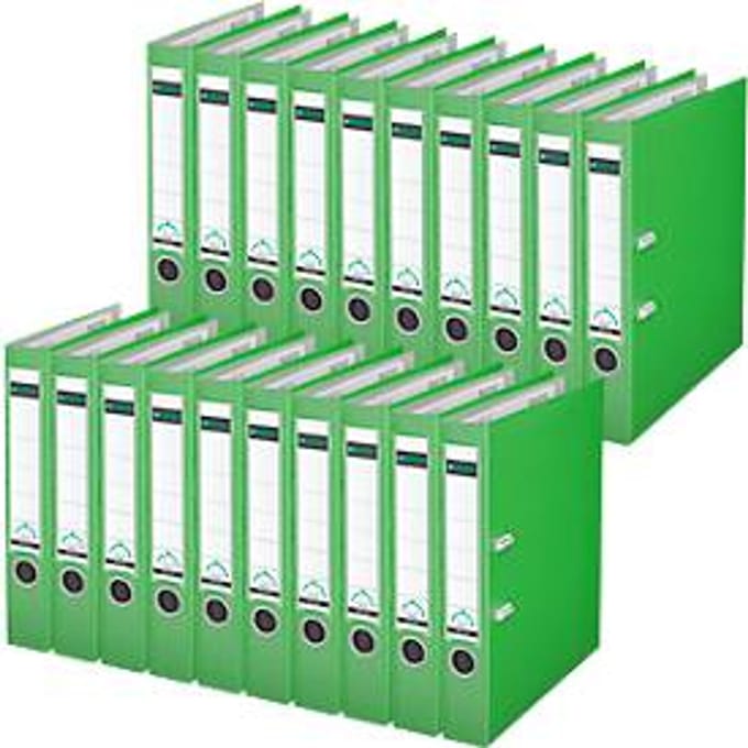 LEITZ® Map 1015, DIN A4, rugbreedte 52 mm, 20 stuks, lichtgroen