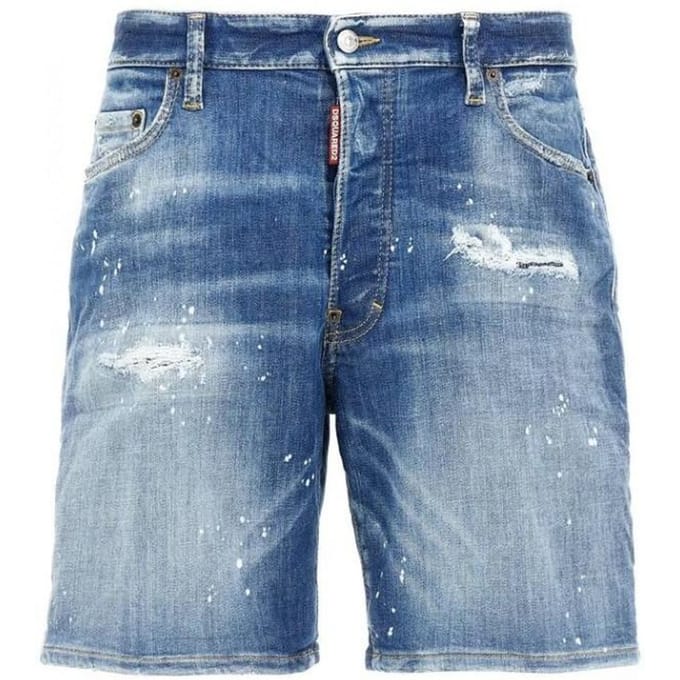 DSQUARED2 denim marine shorts 2025 - Maat: IT52 blue