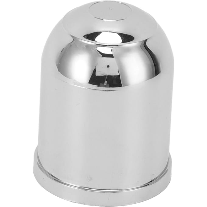 Cache de tête d'attelage à boule de remorque chromé Couvercle de protection Plastique ABS pour 50 mm 2 pouces 1 ?Attelage 78 pouces gray